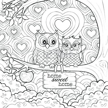 Therapy Coloring Pages Art Therapy Coloring Pages Cute Owls 450x450 Therapy Coloring Pages Art Therapy Coloring Pages Cute Owls