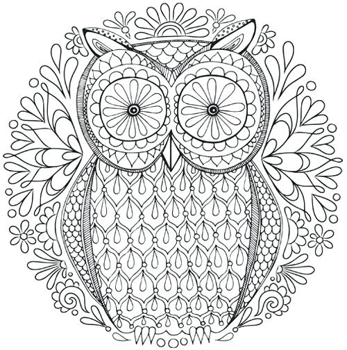 Coloring Book Owl Free Owl Nature Mandala Coloring Page Art 500x504 Coloring Book Owl Free Owl Nature Mandala Coloring Page Art