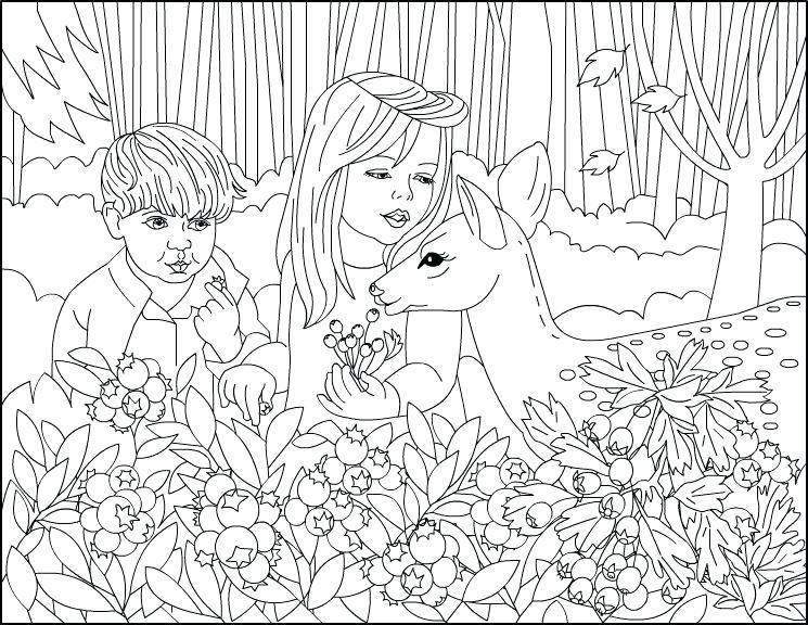 Therapeutic Coloring Pages For Children 745x576 Therapeutic Coloring Pages For Children