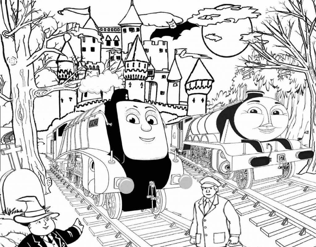 Thomas And Friends Coloring Pages Three Trains For Kids General 1024x801 Thomas And Friends Coloring Pages Three Trains For Kids General