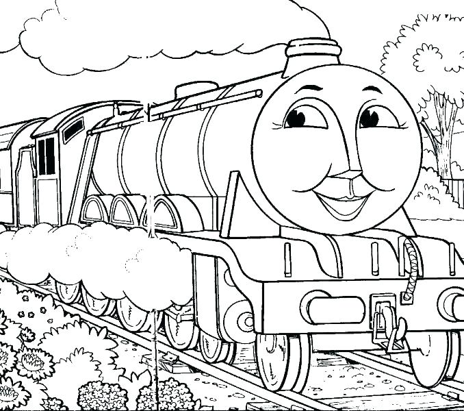 678x600 Thomas Coloring Pages Printable The Train Coloring Pages Free