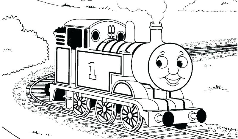 Thomas Train Coloring Page Park Railroad A Train Rides A Party 800x468 Thomas Train Coloring Page Park Railroad A Train Rides A Party