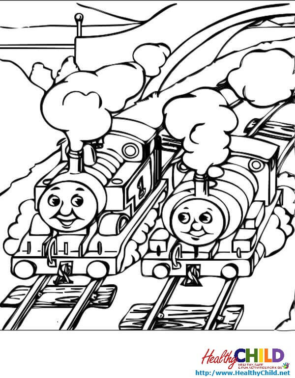 Thomas The Tank Engine Train Coloring Sheets 4 600x770 Thomas The Tank Engine Train Coloring Sheets 4