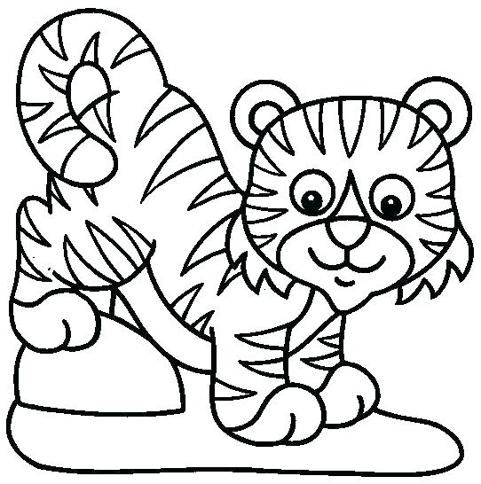 542x546 Free Tiger Coloring Pages Tigers Coloring Pages Free Printable