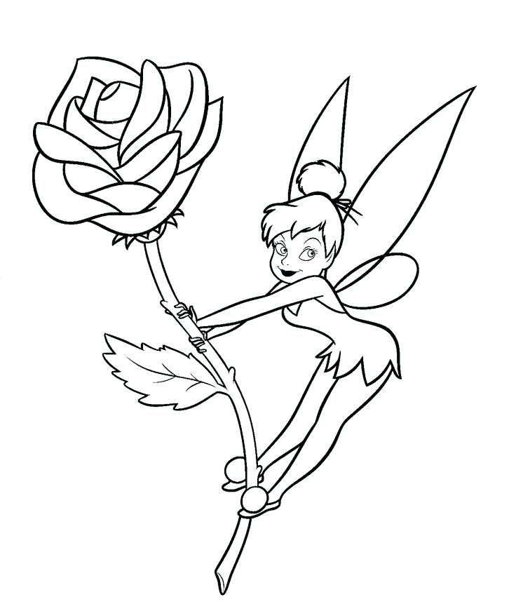 736x871 Luxury Tinkerbell Coloring Pages For Coloring Pages 17 Tinkerbell