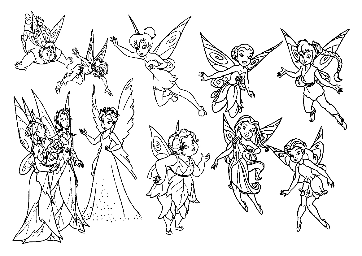1169x827 Tinkerbell Coloring Pages Unique Free Printable Tinkerbell