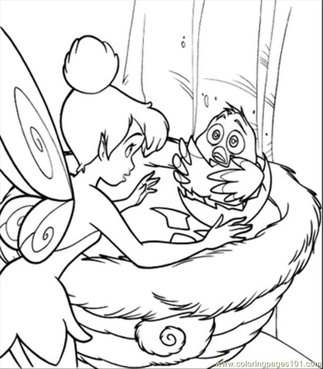 650x742 Tinkerbell Coloring Pages11 Coloring Page