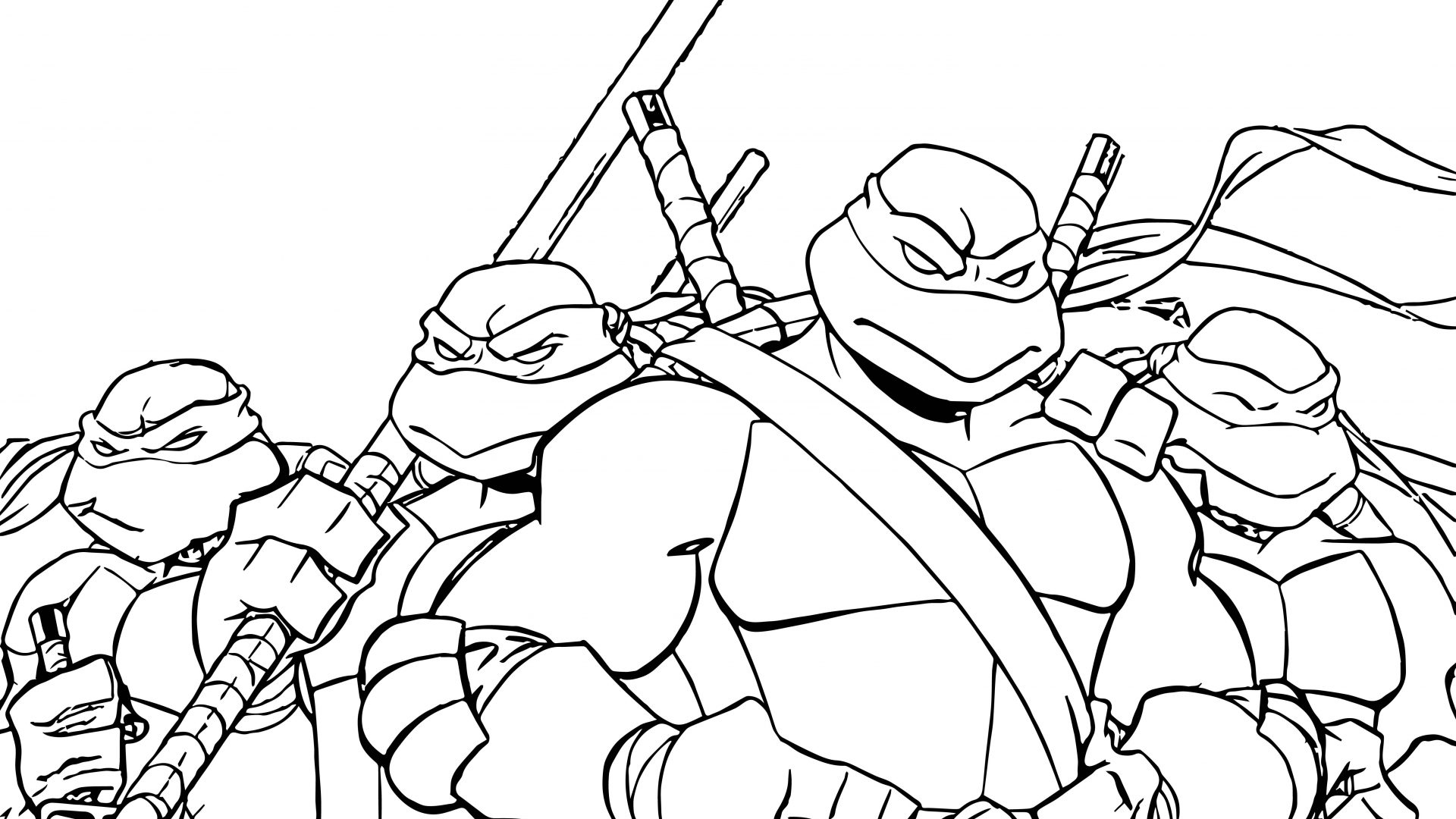 1920x1080 Printablemnt Coloring Pages Colouring Free Nickelodeoneenage