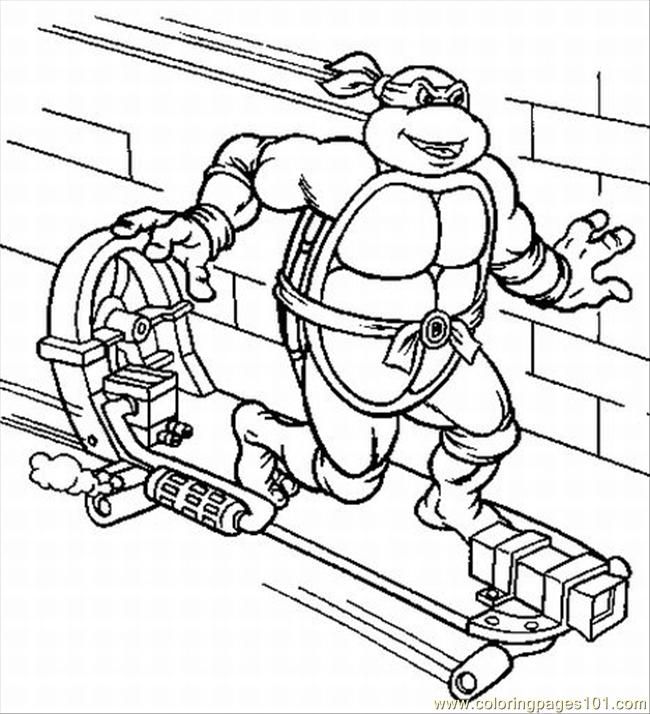 650x714 Tmnt Coloring Pages Printable Pages 3 Lrg (Cartoons Gt Ninja