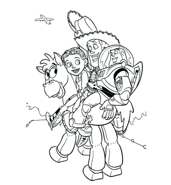 600x649 Woody Coloring Page Story 3 Coloring Picture Free Printable Toy