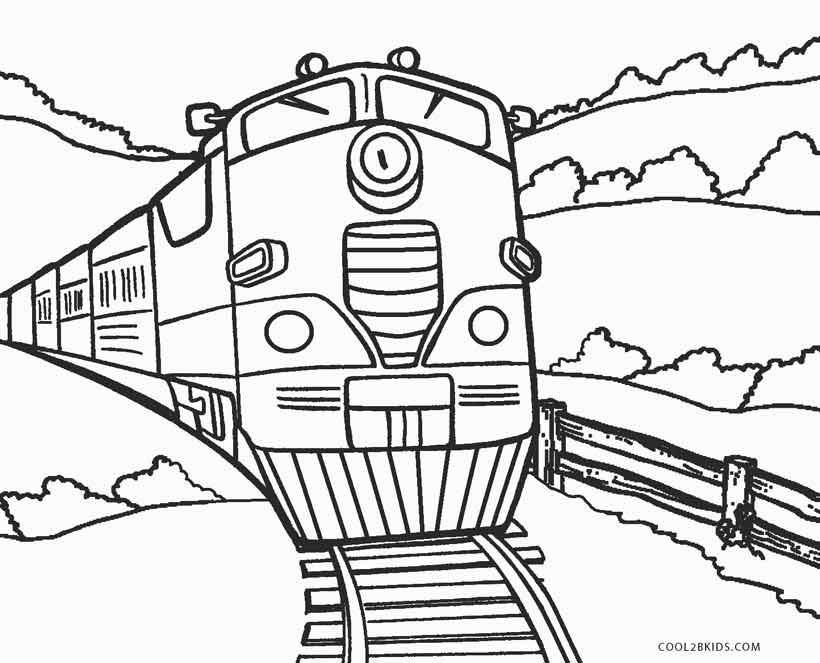 820x663 Free Printable Train Coloring Pages For Kids Cool2bkids
