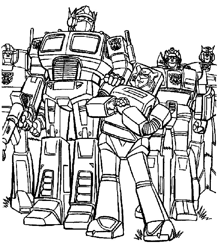766x857 Transformers Coloring Pages To Print For Free Transformer 5 13911