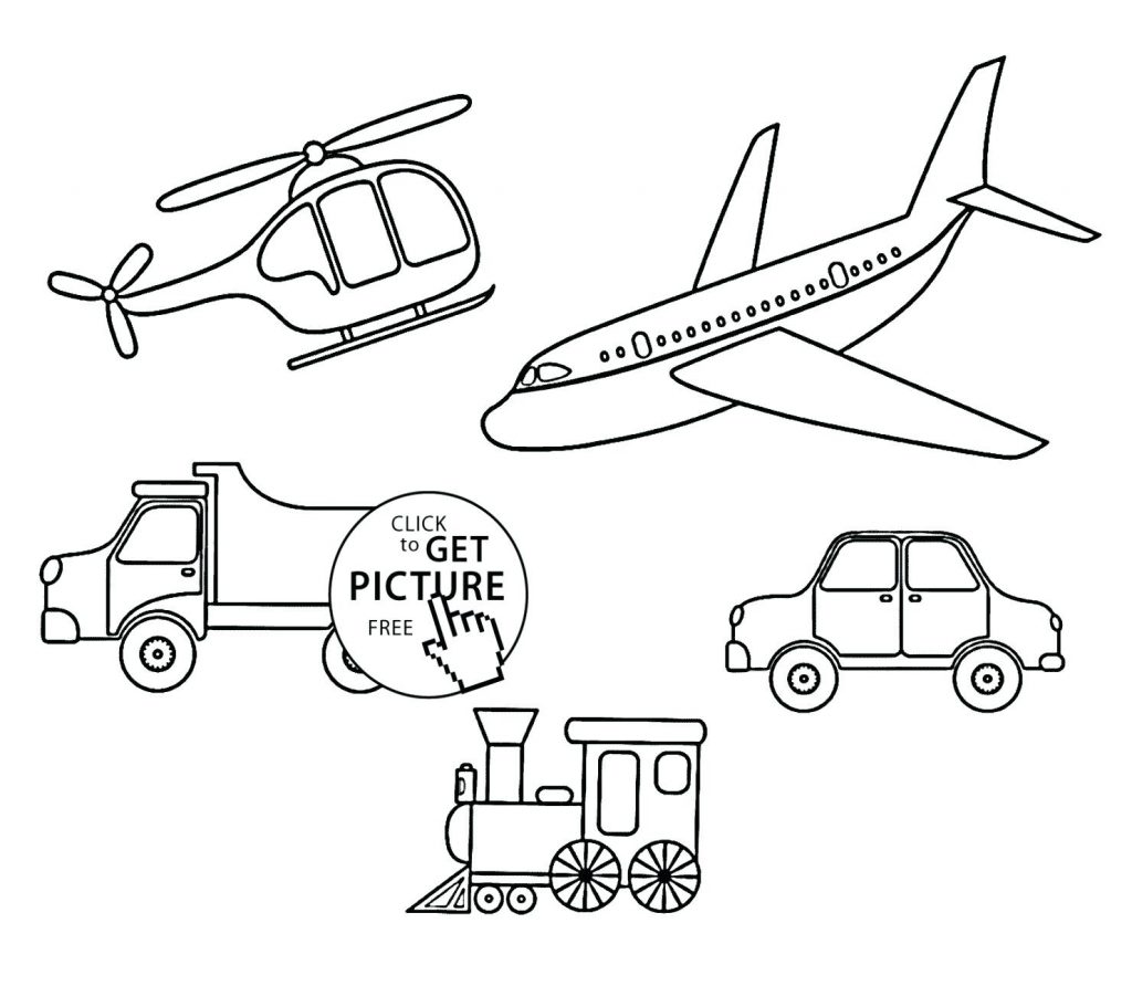 1024x911 Coloring Pages ~ Transportation Coloring Pages Page Different