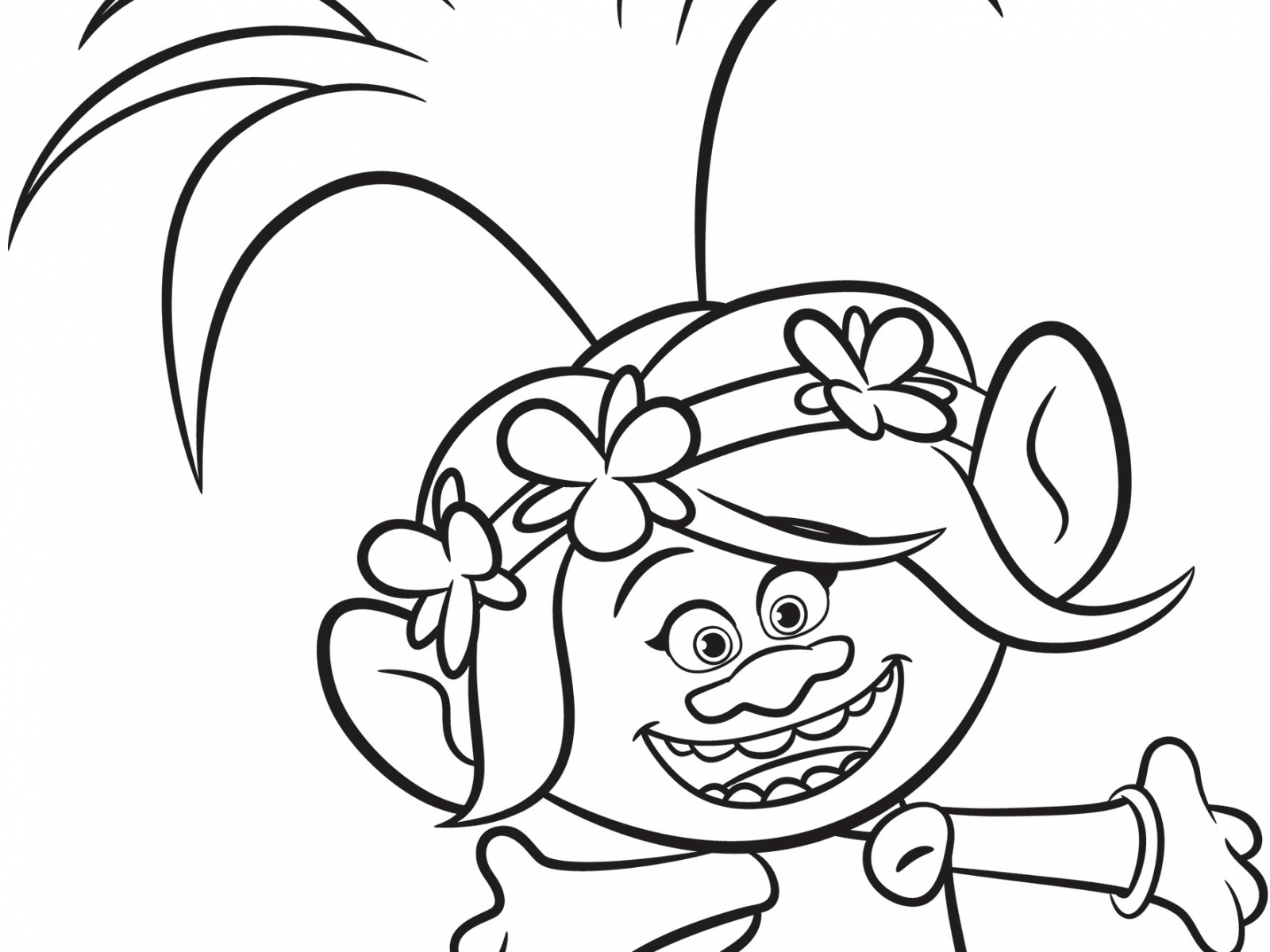 1600x1200 Fresh Princess Poppy Coloring Pages Design Printable Coloring Sheet