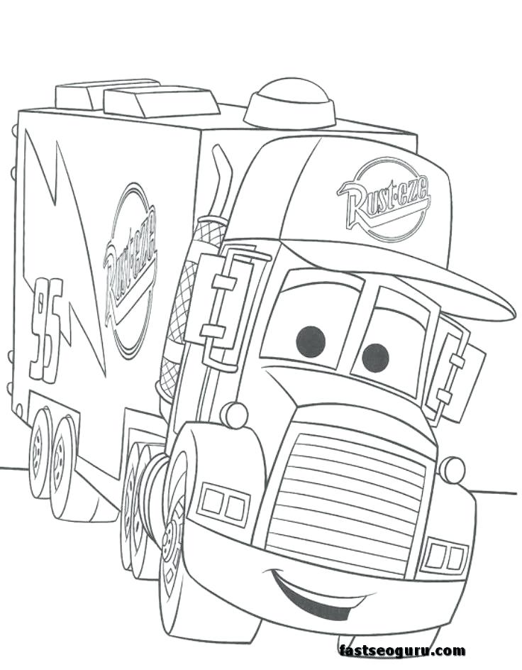 Mack Truck Coloring Pages Free For Kids Car 2 Coloring Pages Mack 736x944 Mack Truck Coloring Pages Free For Kids Car 2 Coloring Pages Mack
