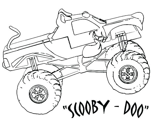 Monster Truck Coloring Pages Free 600x480 Monster Truck Coloring Pages Free