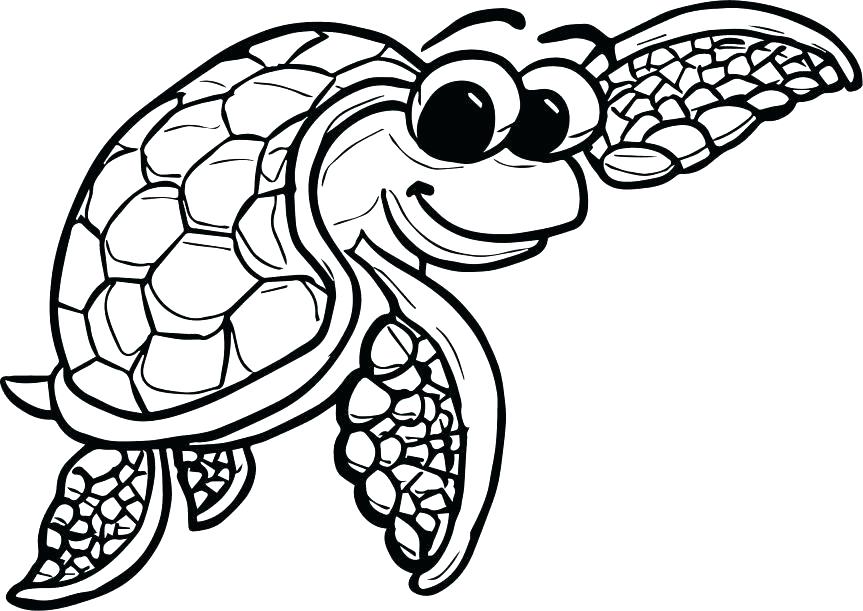 863x611 Turtle Coloring Pages Free Turtle Coloring Pages Coloring Pages