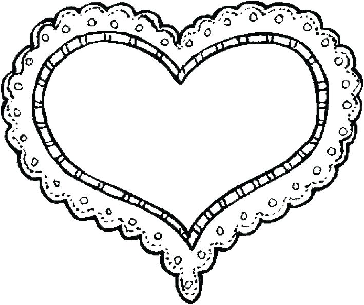 709x594 Valentine Coloring Pages Free Valentine Coloring Pages For Kids