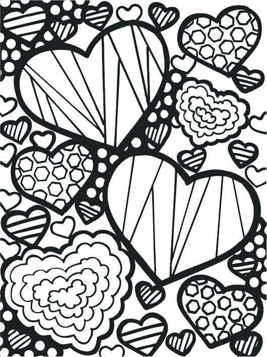 Free Valentines Coloring Sheets 530x710 Free Valentines Coloring Sheets