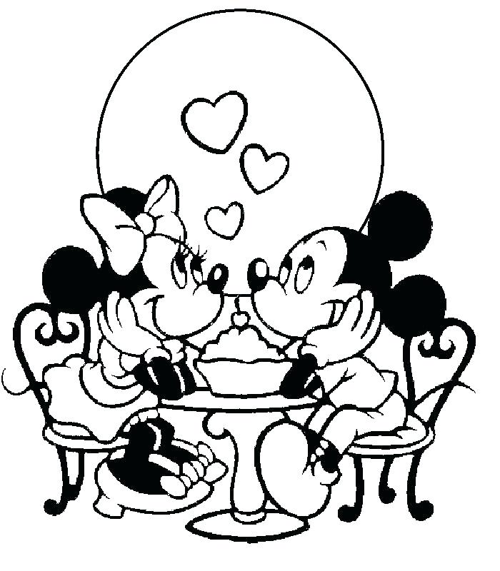 700x800 Free Valentine Coloring Pages