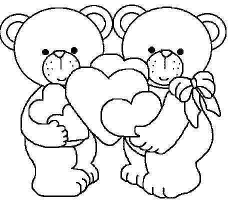 456x400 Color Pages Valentines Free Valentine Coloring Pages Valentine