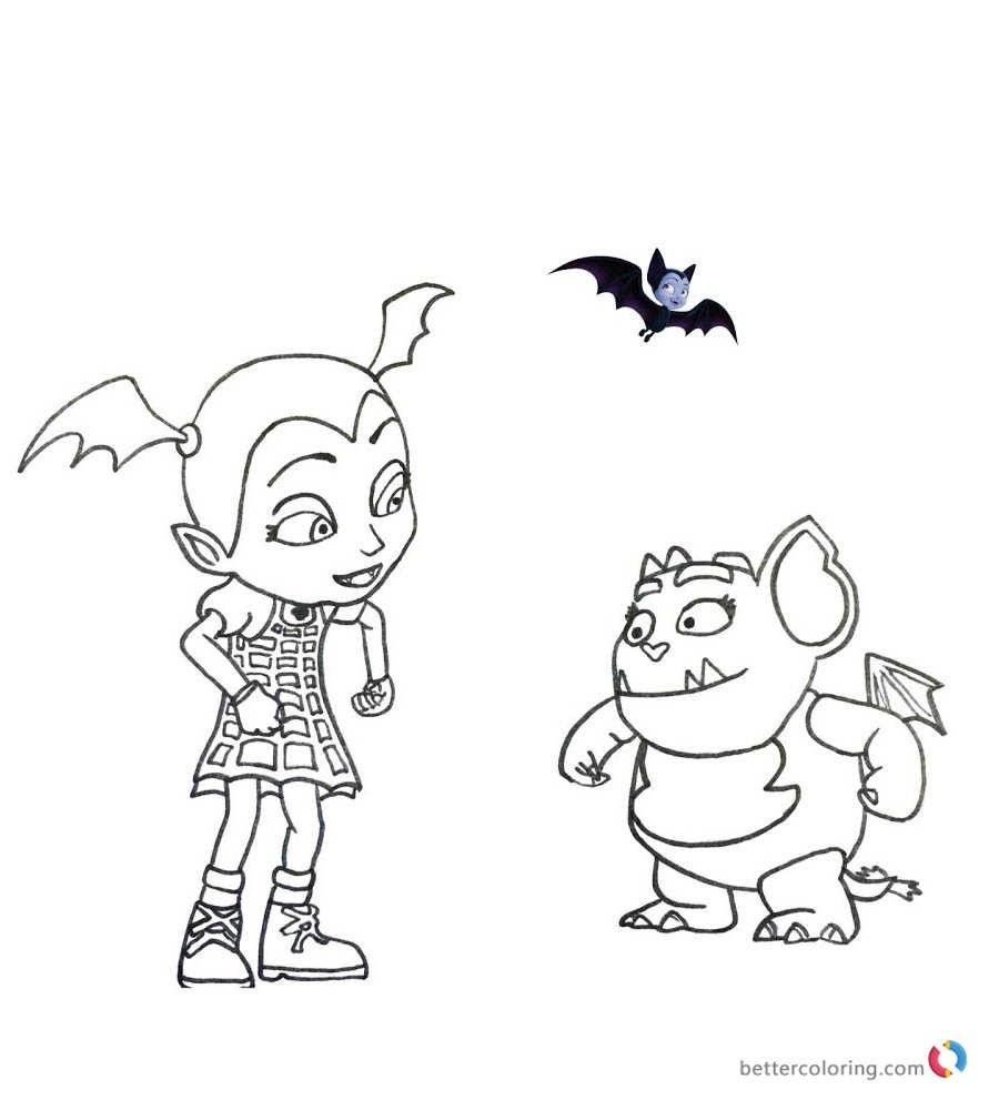900x1000 Coloring Pages Vampirina New Vampirina Coloring Pages Vampirina