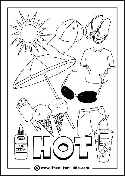 415x586 Weather Coloring Page Image Of Hot Day Colouring Page Free