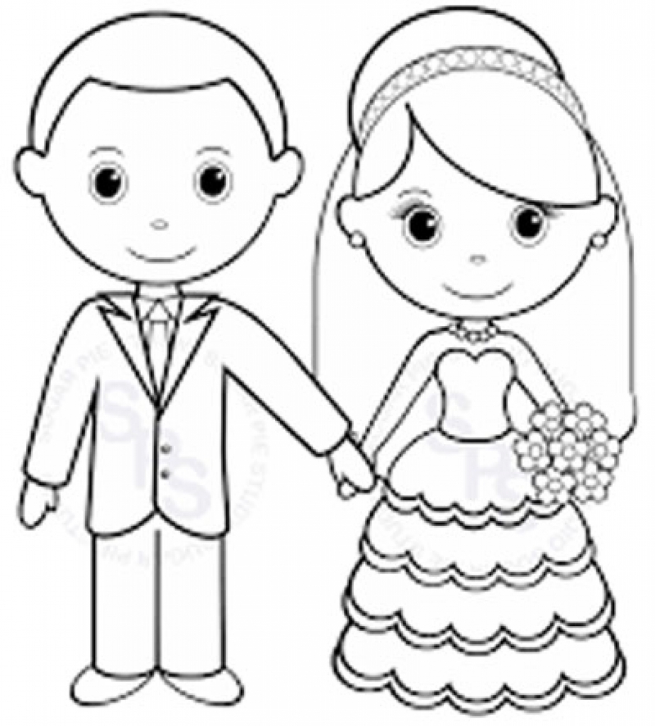 Wedding Coloring Pages And Free 924x1024 Wedding Coloring Pages And Free