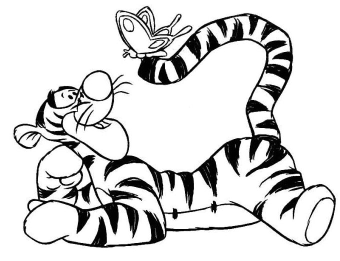 Images Tigger Friend Winnie The Pooh Coloring Pages Free Pictures 680x522 Images Tigger Friend Winnie The Pooh Coloring Pages Free Pictures