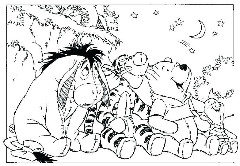 Winnie The Pooh Coloring Sheets 783x540 Winnie The Pooh Coloring Sheets