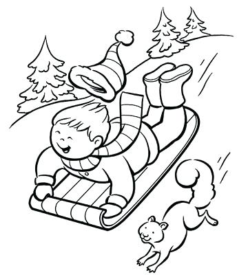 360x400 Free Winter Coloring Pages Winter Coloring Pages 7 Coloring Kids