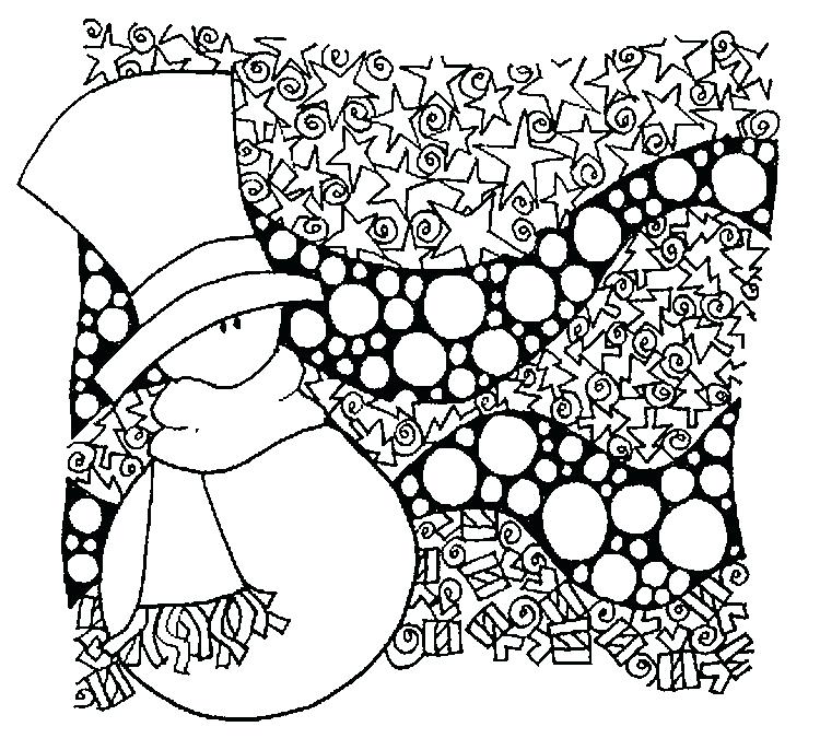 750x686 Adult Coloring Pages Winter Winter Coloring Pages For Adults