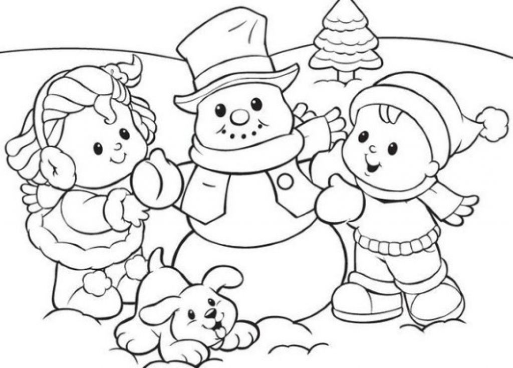 1024x734 Free Winter Printable Coloring Pages Free Printable Winter