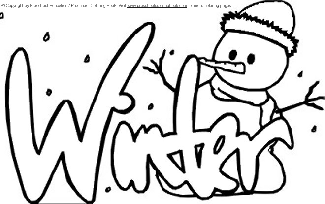660x414 Exciting Free Winter Coloring Pages Printable Plain Design Scenery
