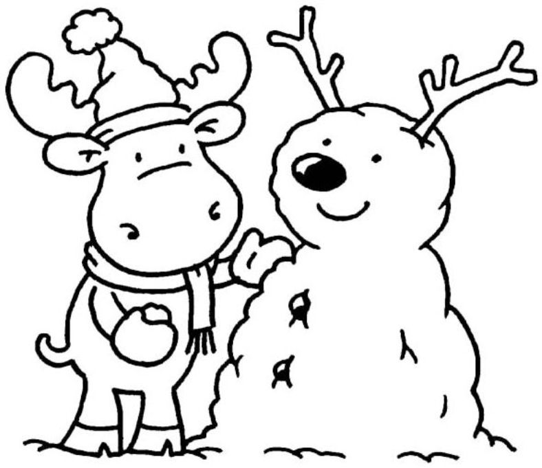 Winter Coloring Pages Printable Free Printable Childrens Coloring 788x681 Winter Coloring Pages Printable Free Printable Childrens Coloring