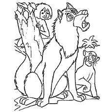 230x230 Top 15 Free Printable Wolf Coloring Pages Online