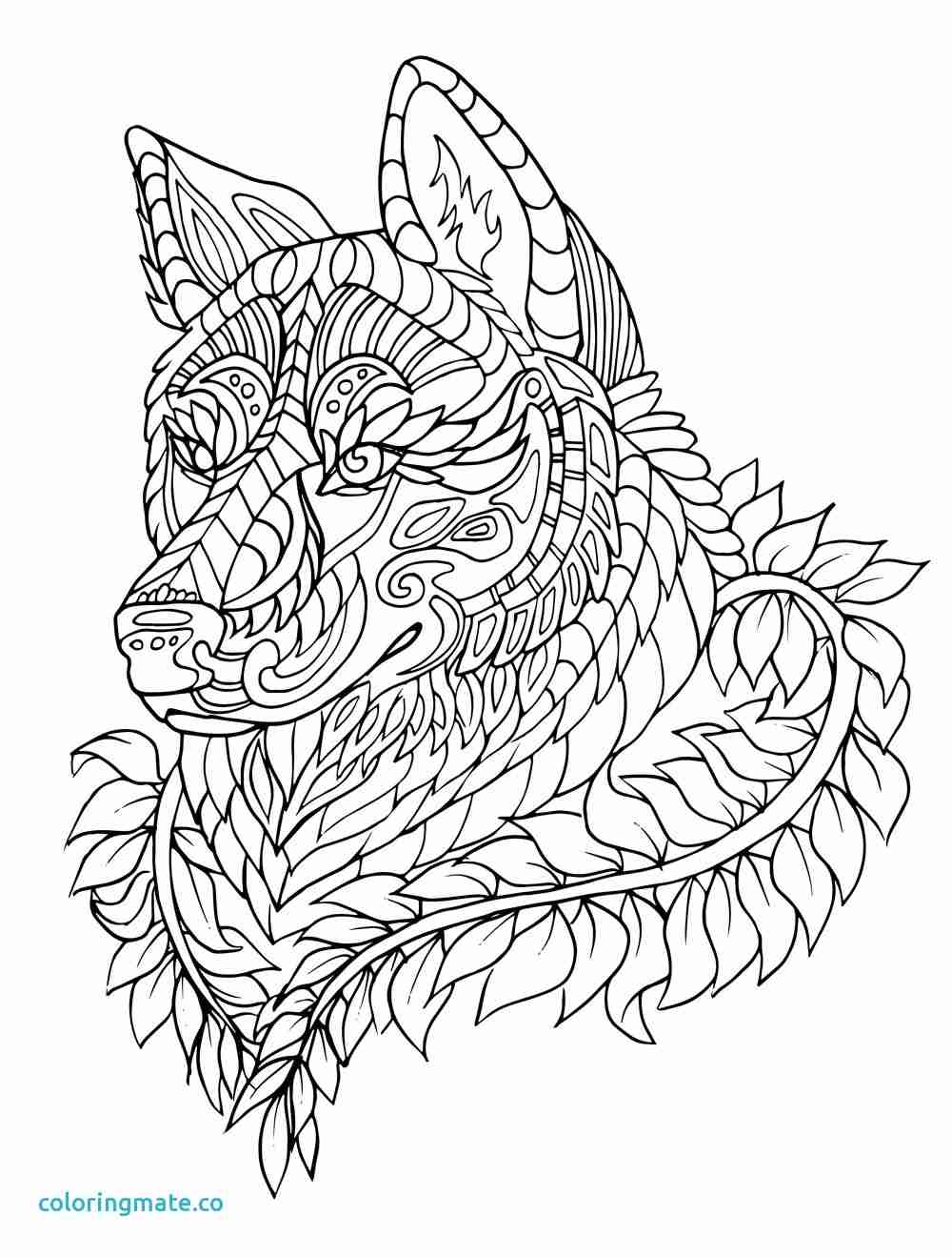 1000x1319 Wolf Coloring Pages For Adults