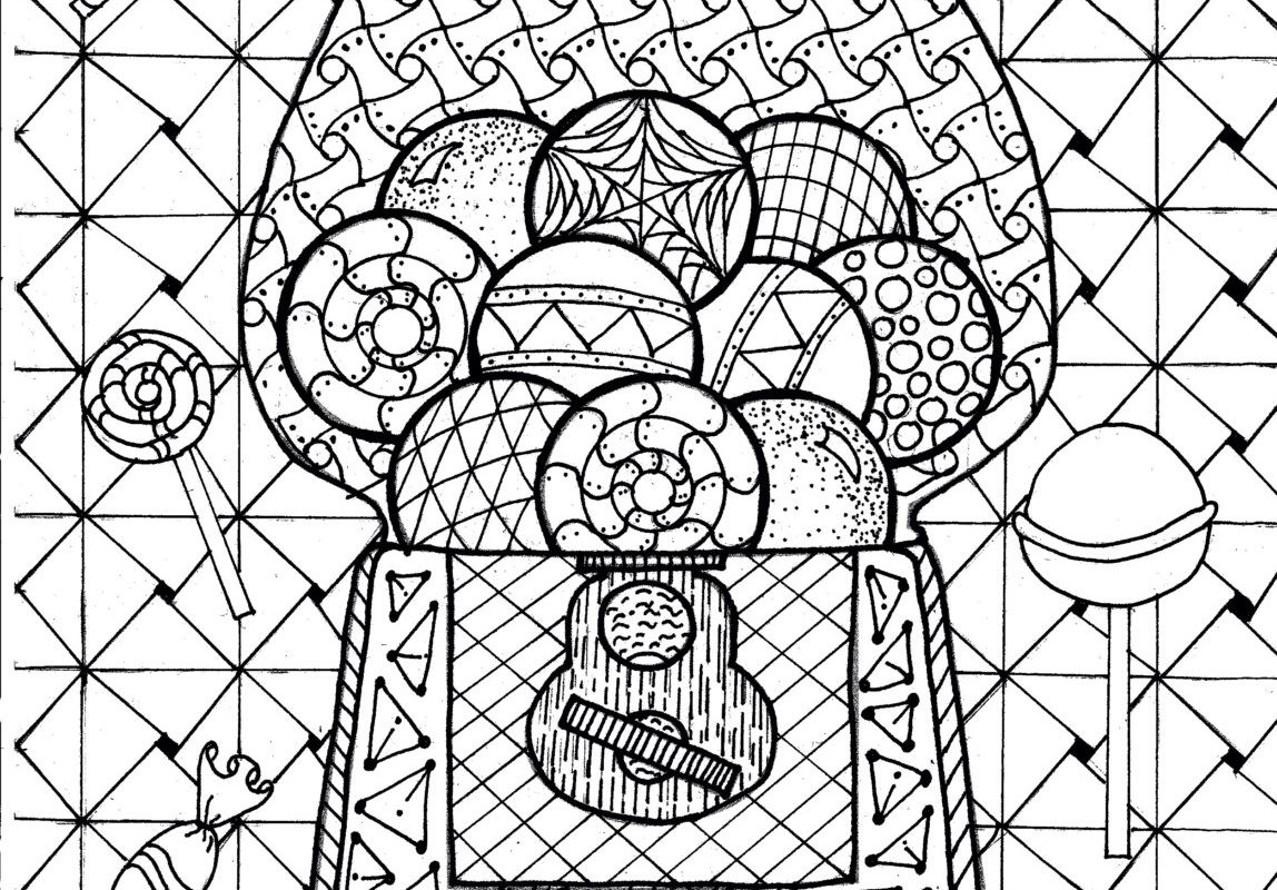 Rabbit Zentangle Coloring Page Art Extreme Pages 1148x800 Rabbit Zentangle Coloring Page Art Extreme Pages