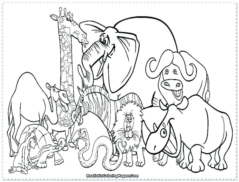 Zoo Animals Coloring Page Free Printable Pages Printable Zoo 970x737 Zoo Animals Coloring Page Free Printable Pages Printable Zoo