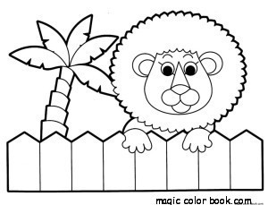 Lion Zoo Coloring Pages Online Free Printable 300x229 Lion Zoo Coloring Pages Online Free Printable