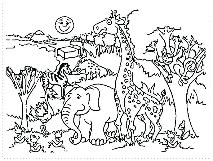 Zoo Coloring Pages Free Zoo Phonics Coloring Pages 687x522 Zoo Coloring Pages Free Zoo Phonics Coloring Pages