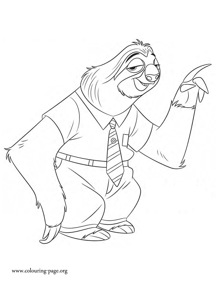 700x906 Zootopia Coloring Pages