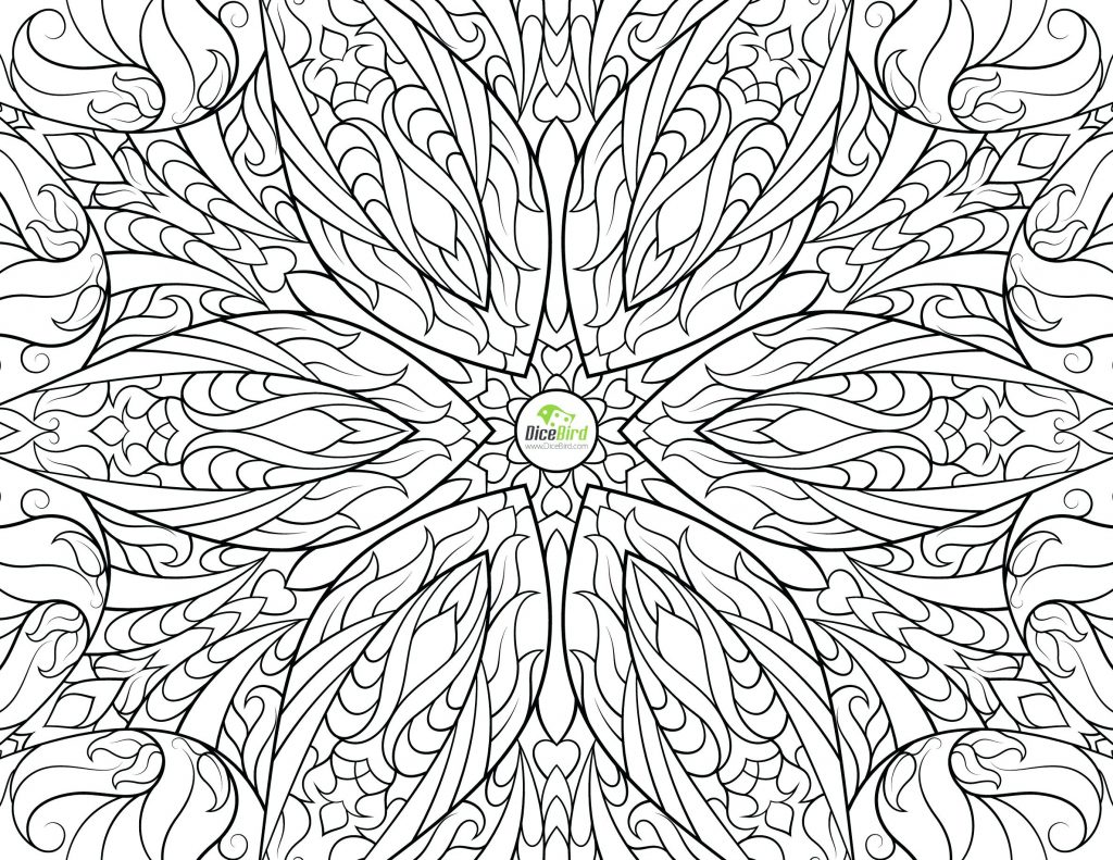 1024x791 Coloring Page ~ Hard Coloring Pages For Adults Freedom Flower