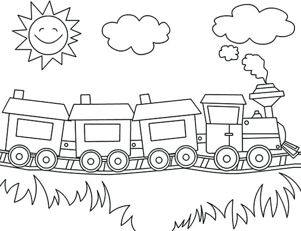 600x461 Train Coloring Picture Freight Train Coloring Pages Train Coloring