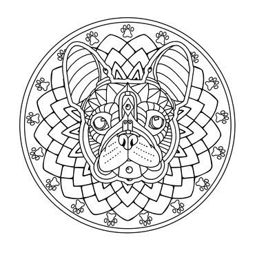 370x370 Pin By Wanda Twellman On Just Dogs Mandalas, Mandala