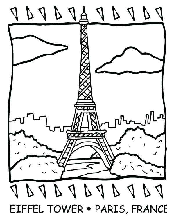 French Coloring Page Coloring Page French Coloring Pages Tower 599x762 French Coloring Page Coloring Page French Coloring Pages Tower