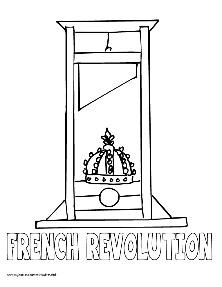 World History Coloring Pages Printables French Revolution 765x990 World History Coloring Pages Printables French Revolution
