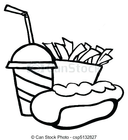 French Fries Coloring Page French Fries Coloring Page Hot Dog 428x470 French Fries Coloring Page French Fries Coloring Page Hot Dog
