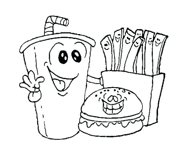 Coloring Pages French Fries Coloring Page Junk Food Coloring Pages 640x501 Coloring Pages French Fries Coloring Page Junk Food Coloring Pages