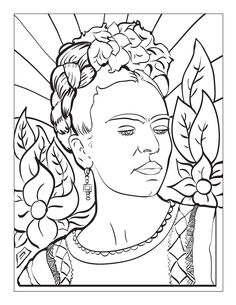 Frida Coloring Pages